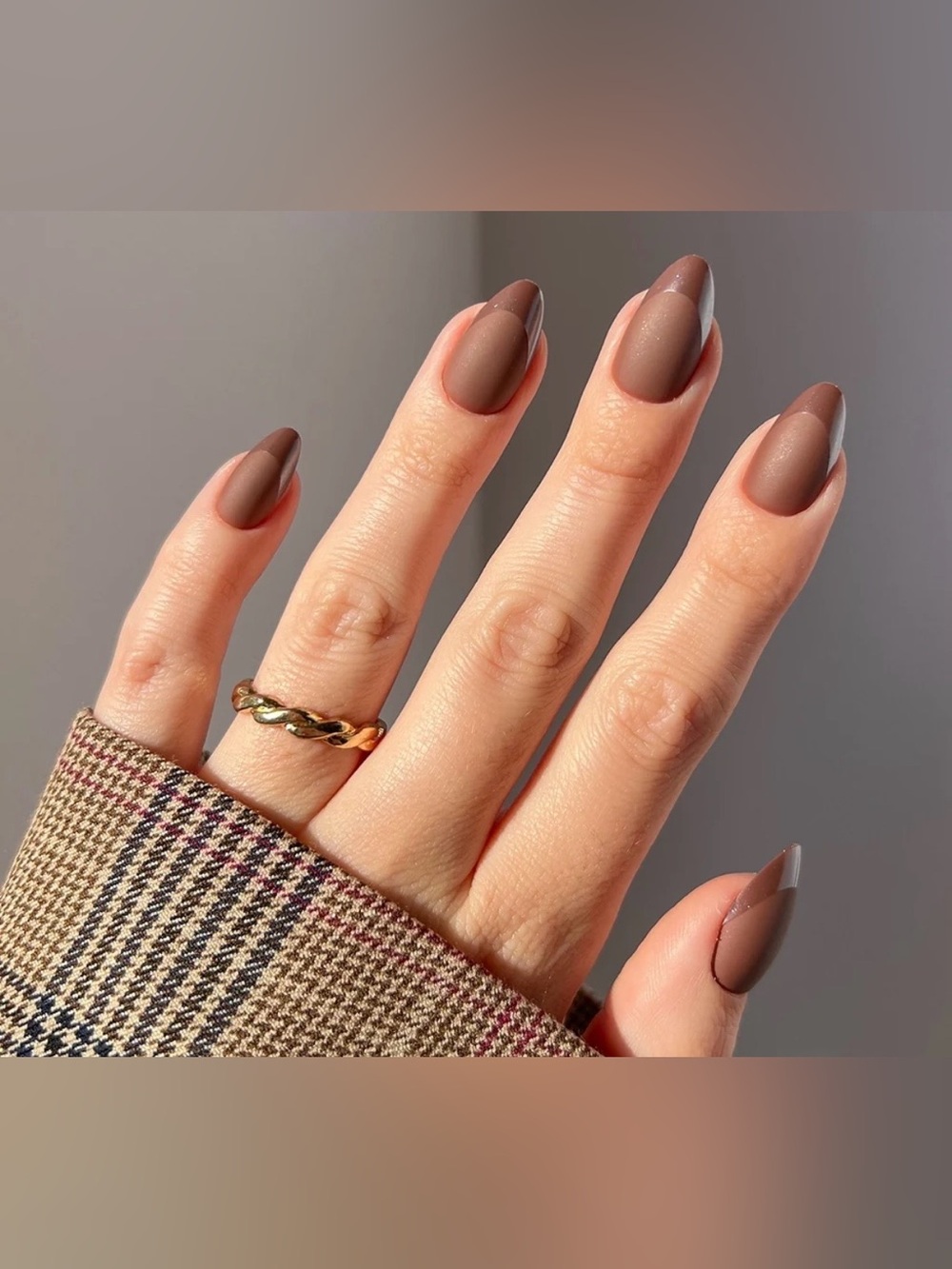 Glamnetic Short Almond Press-On Nails TERRA nib